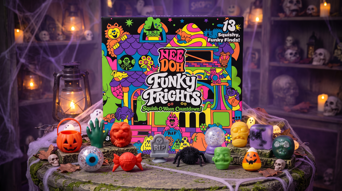 Limited Edition Needoh Funky Frights, Halloween Advent Calendar 13 Days, Spooky Countdown