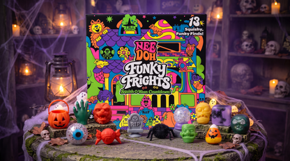 Limited Edition Needoh Funky Frights, Halloween Advent Calendar 13 Days, Spooky Countdown