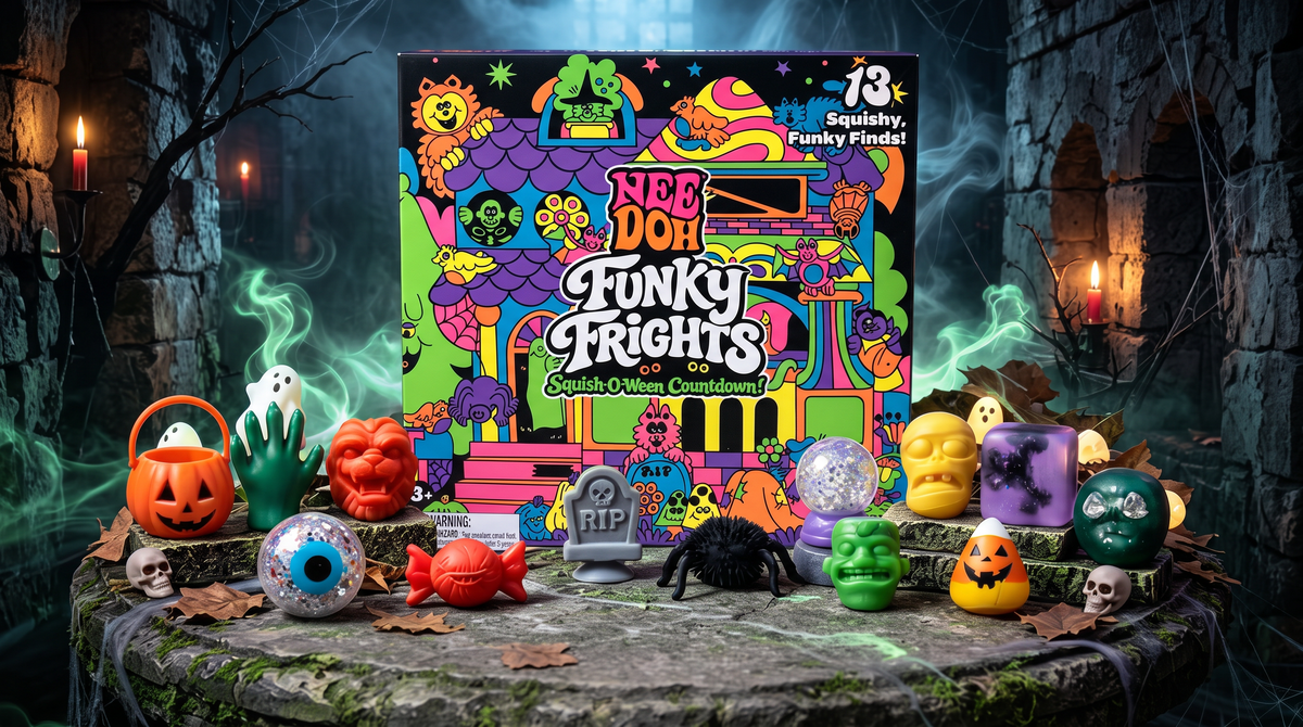 Limited Edition Needoh Funky Frights, Halloween Advent Calendar 13 Days, Spooky Countdown